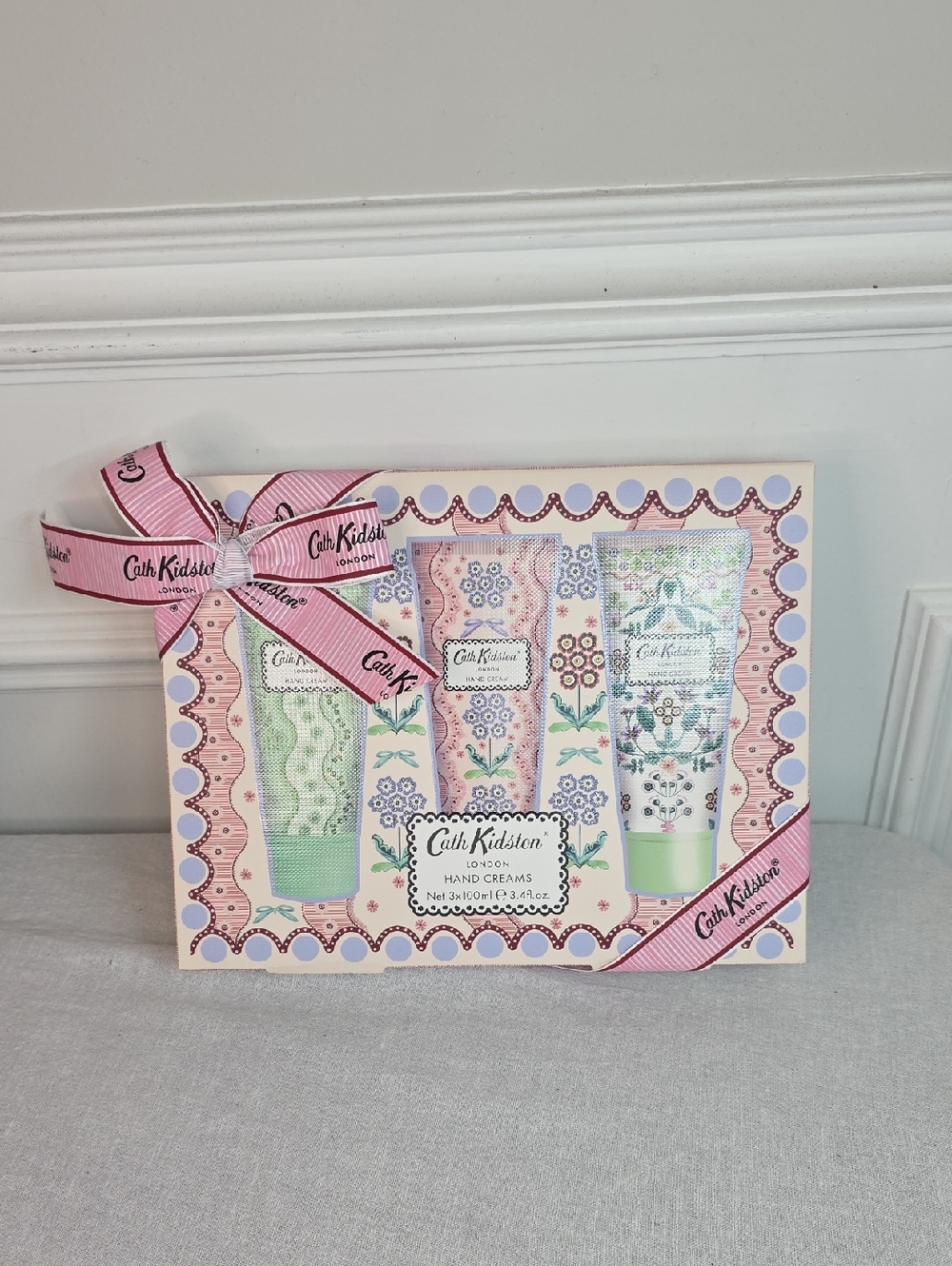 Cath Kidston London Pink Floral Hand Cream Gift Set